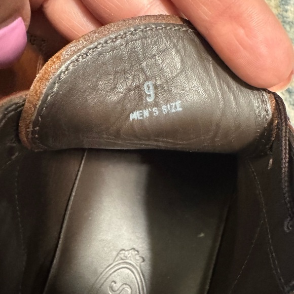 TOD’S Classic Brown Leather Men\'s Shoes Size 9